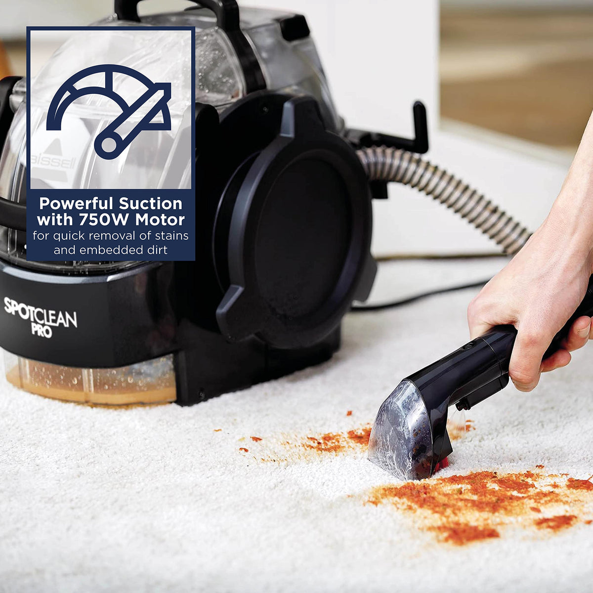 BISSELL SpotClean Pro 750W Portable Carpet Cleaner