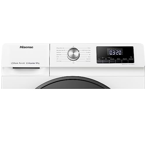 Hisense Freistehend 12 kg Frontlader-Waschmaschine