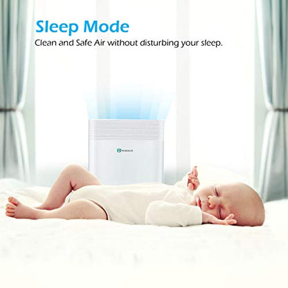 PureMate Luftreiniger für Zuhause 5 in1 mit Ioniser und Sleep Modus