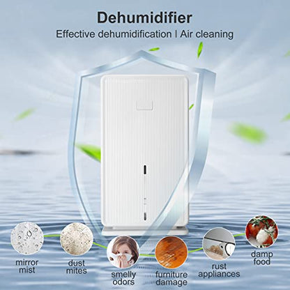 GJCrafts 3000ML Luftentfeuchter, Dehumidification by Condensing Technology