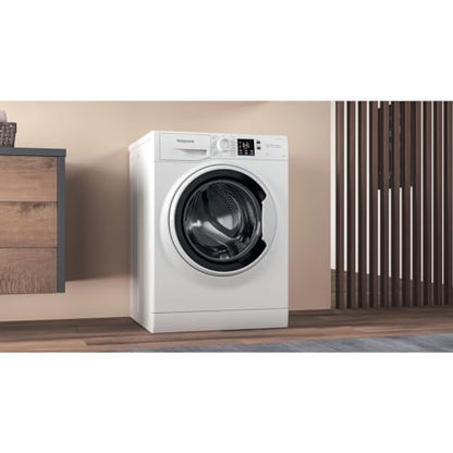 Hotpoint NSWA845CWWUKN 8 kg Waschmaschine 1400 U/min Energieeffizienzklasse B Weiß 1400 U/min