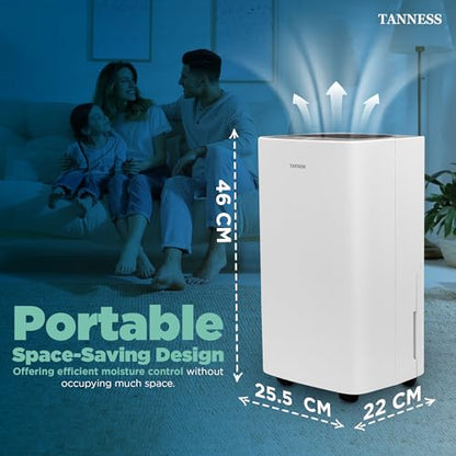 TANNESS 12 L Luftentfeuchter, Luftentfeuchter für Zuhause