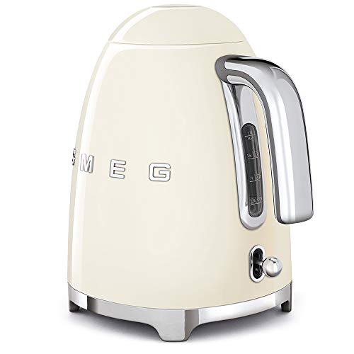 Smeg KLF03CRUK 50's Retro Style Aesthetic Cream Wasserkocher – 1.7 L