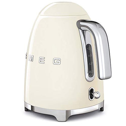 Smeg KLF03CRUK 50's Retro Style Aesthetic Cream Wasserkocher – 1.7 L