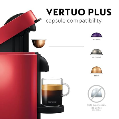 Nespresso Vertuo Plus Automatische Kapsel-Kaffeemaschine
