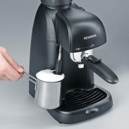 SEVERIN Espressomaschine, kleine Kaffeemaschine, bis zu 2 Tassen Espresso