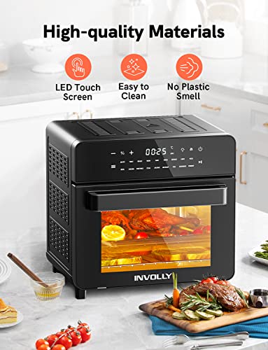 INVOLLY 18 in 1 Heißluftfritteuse Oven, 15 L