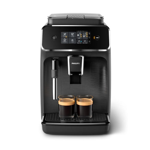 PHILIPS Kaffeevollautomat Panarello 2200 Serie, Schwarz, 2 Spezialitäten