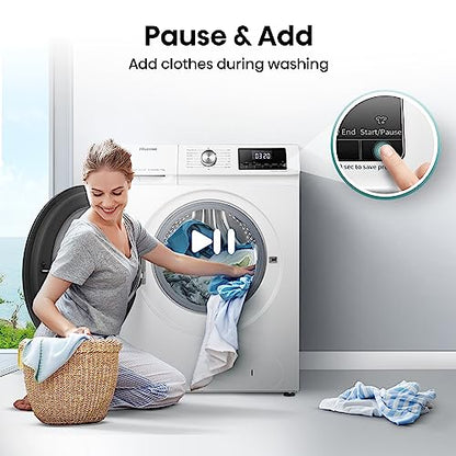 Hisense Freistehend 12 kg Frontlader-Waschmaschine