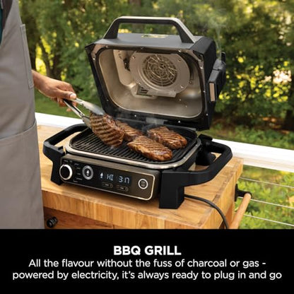 Ninja Woodfire OG701UK Electric BBQ Grill & Smoker - Black