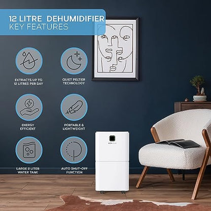 MONHOUSE 12 L/Tag Digitaler Luftentfeuchter