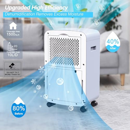Luftentfeuchter, EEIEER 10L/Tag Luftentfeuchter