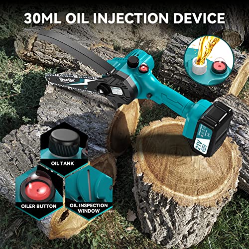 Seesii  Mini Chainsaw Cordless 6 inch,CH600+