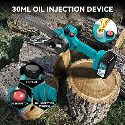 Seesii  Mini Chainsaw Cordless 6 inch,CH600+