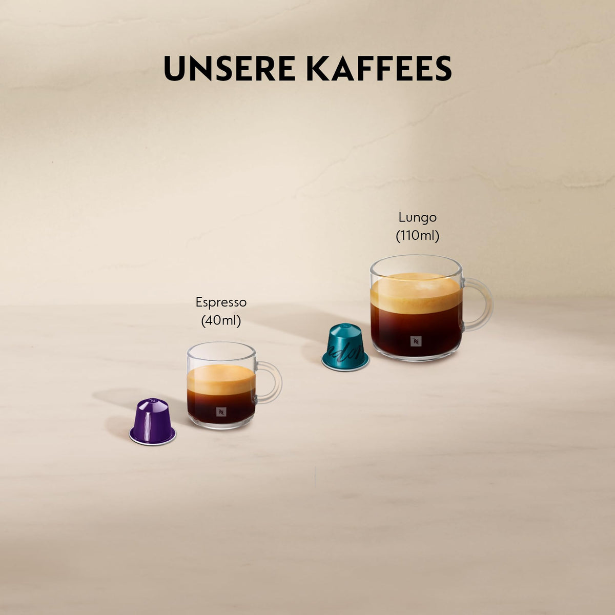 NESPRESSO DE’LONGHI CitiZ Schwarz Original Kapselmaschine EN167.B
