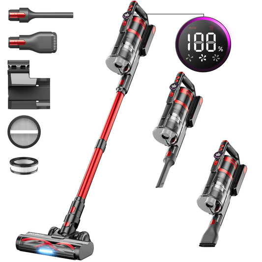 HOMPANY Cordless Vacuum Cleaner,40Kpa/500W Cordless Hoover