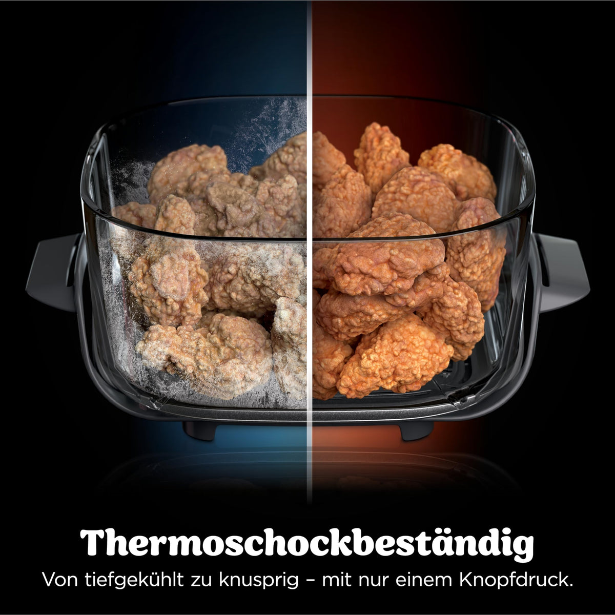 NINJA Heißluftfritteuse "CRISPi PRO 7-in-1 Glas-Air-Fryer Beige AS101EULG