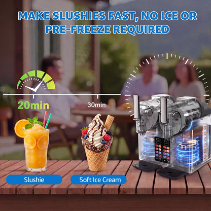 Slush Maschine SLUSHi Twist Slush-Eismaschine für gefrorene Getränke