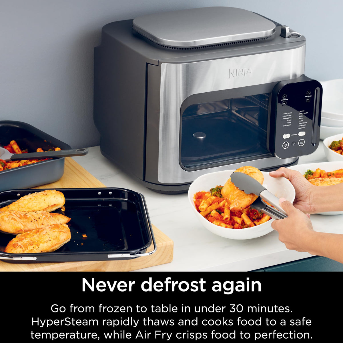 Ninja Combi™ 14-in-1 Multicooker, Air Fryer Toaster Oven & Steamer, SFP701