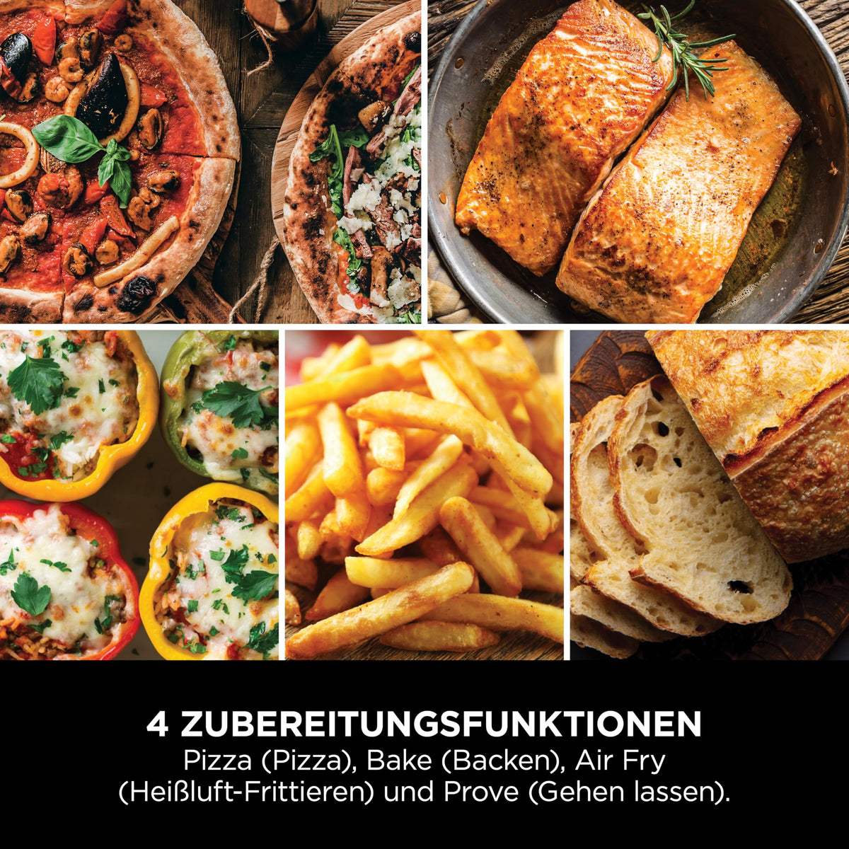 Ninja Artisan Outdoor-Pizzaofen & Heißluftfritteuse, 4 Funktionen, Grau