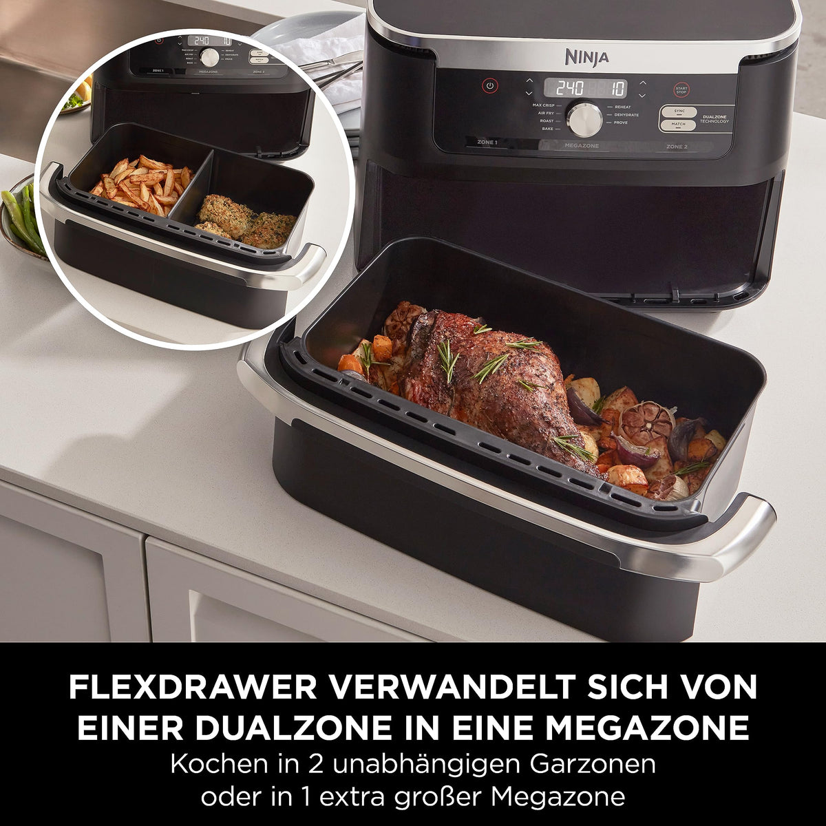 Ninja Foodi FlexDrawer Dual Zone