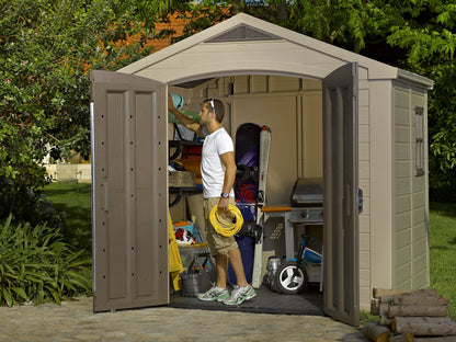 Keter Factor 8 x 6 ft Outdoor Storage Shed