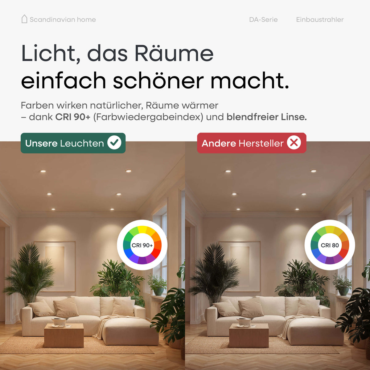 LED Einbaustrahler Dimmbar Schwenkbar Aluminium I DB-Serie